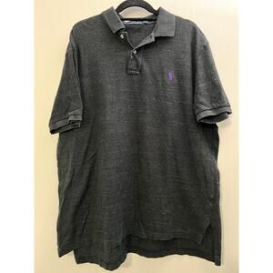 Polo Ralph Lauren Dark Heather Gray Short Sleeve Polo Size XL